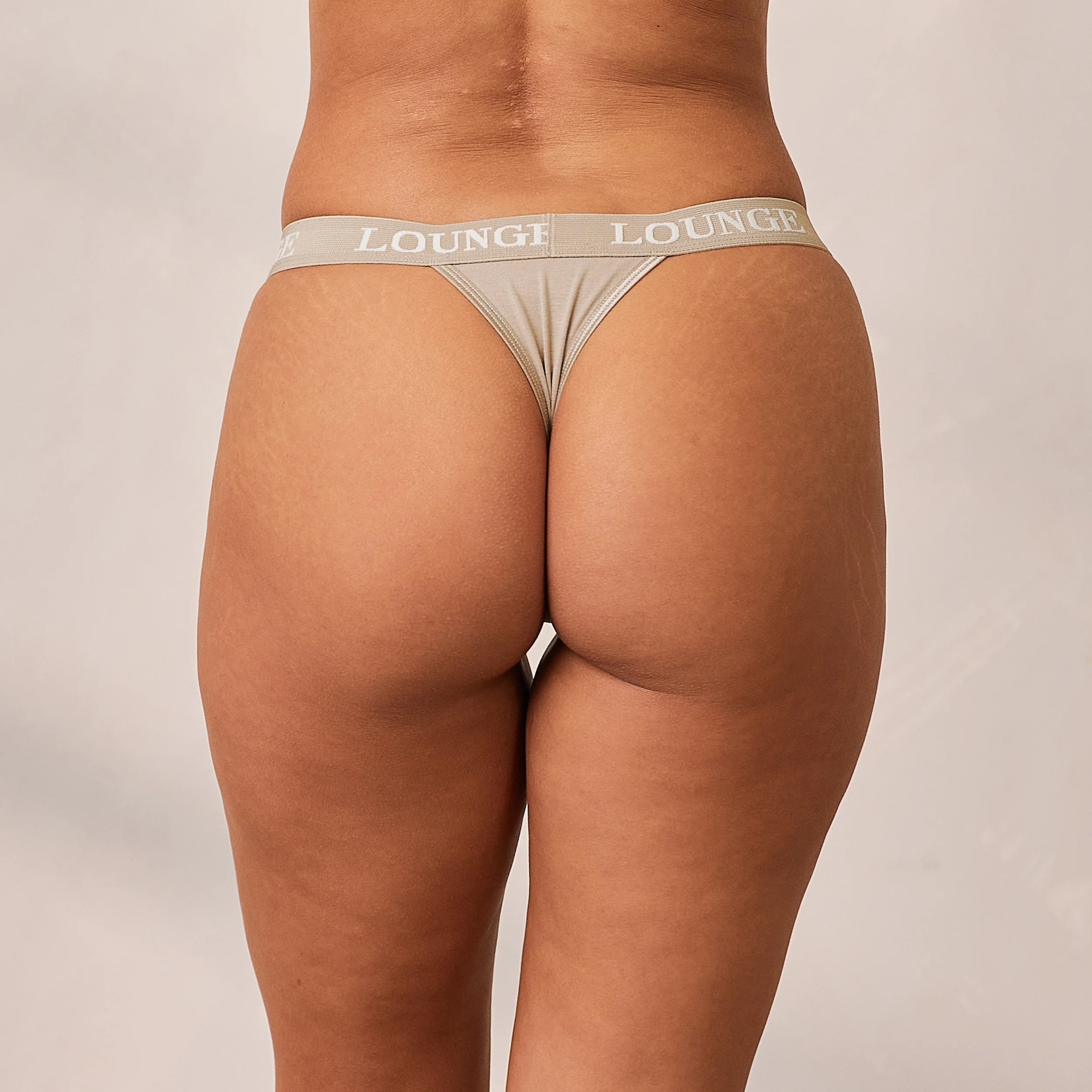 Bamboo Triangle Thong - Oat - Image 2