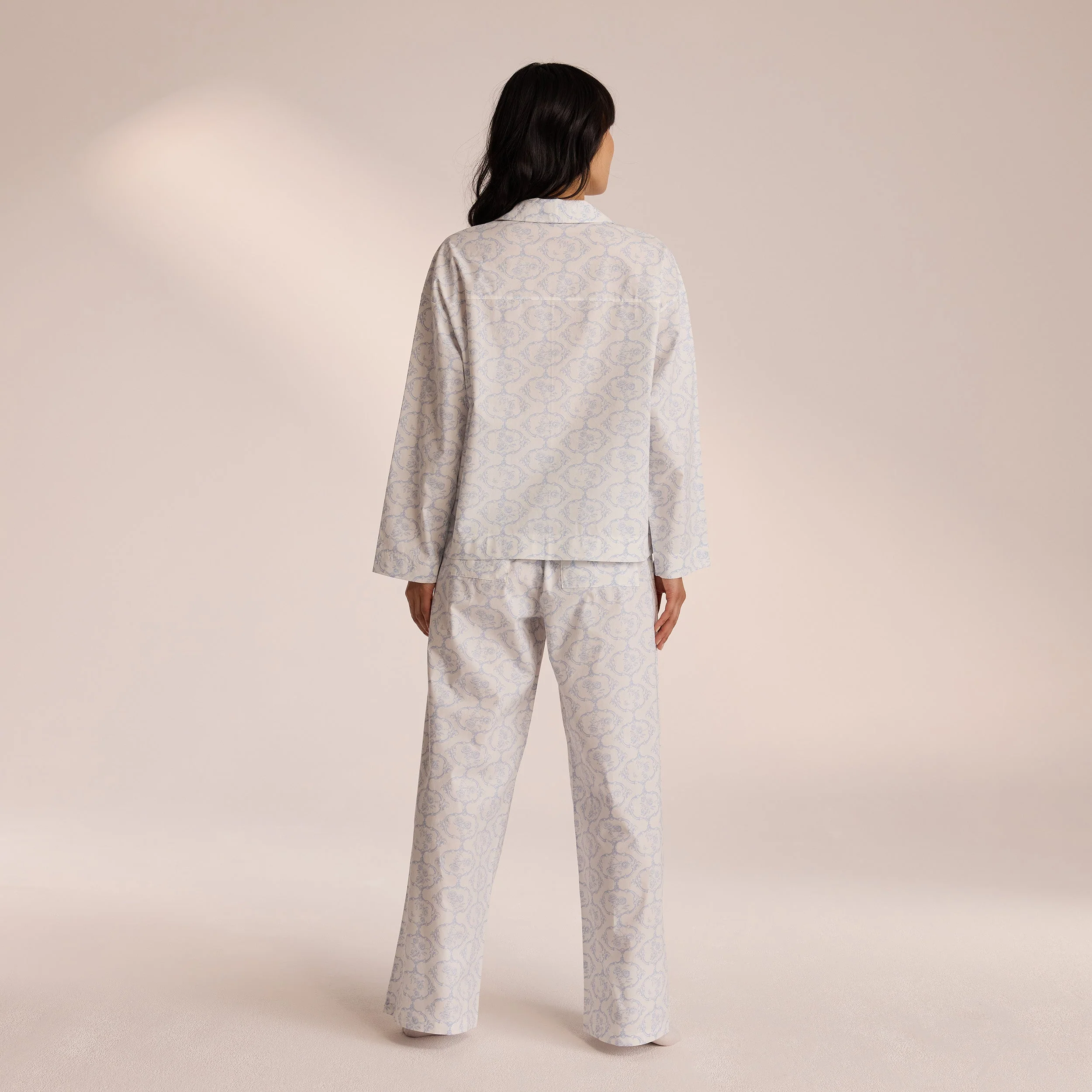 Cotton Pyjama Bottoms - Blue - Image 6