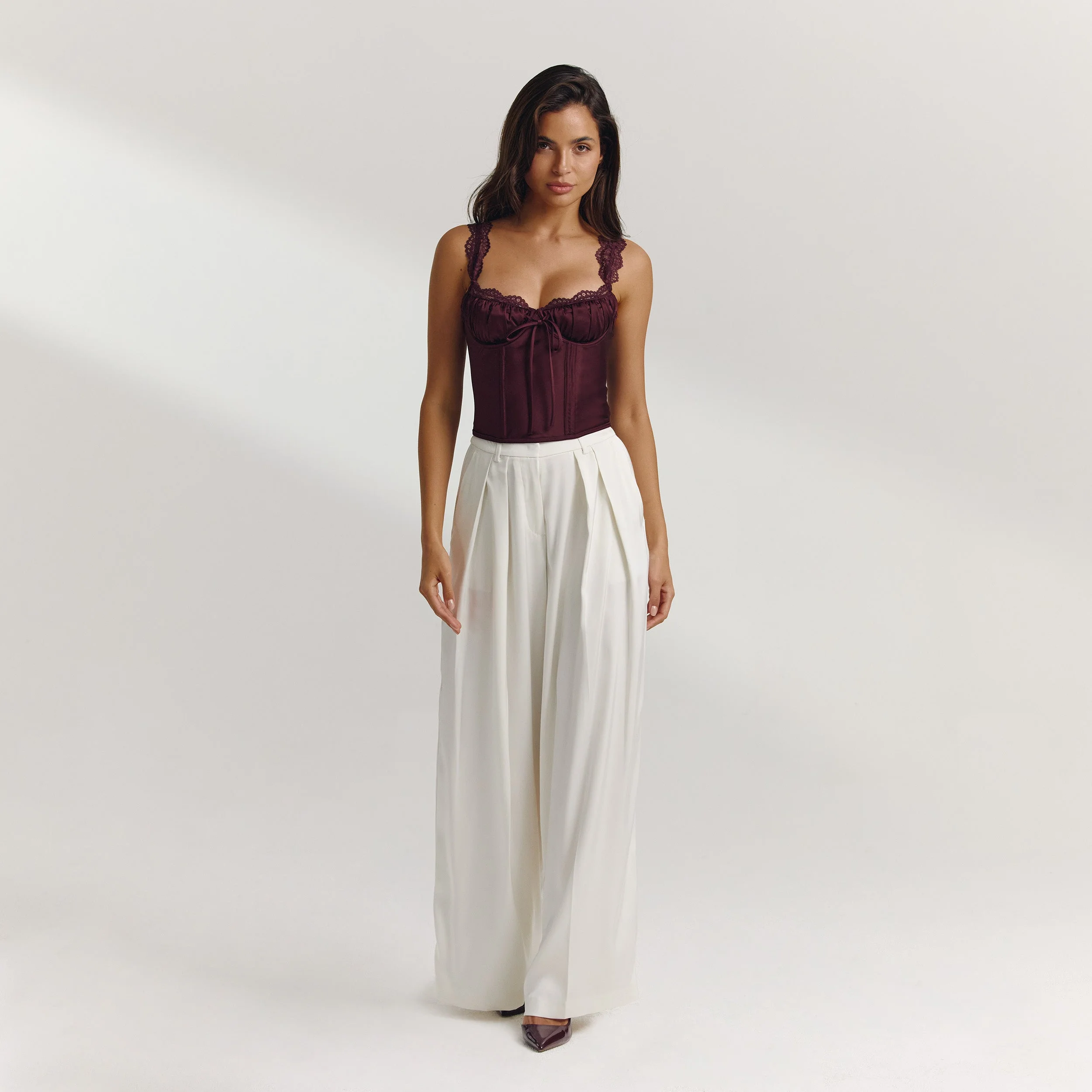 Eledora Corset Top - Plum - Image 6