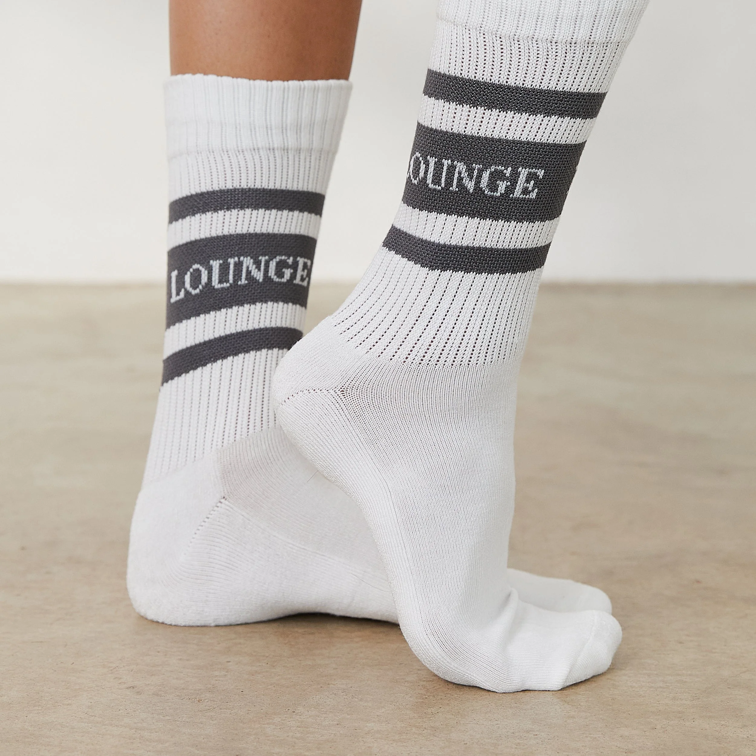Essential Socks (2-Pack) - Charcoal - Image 3