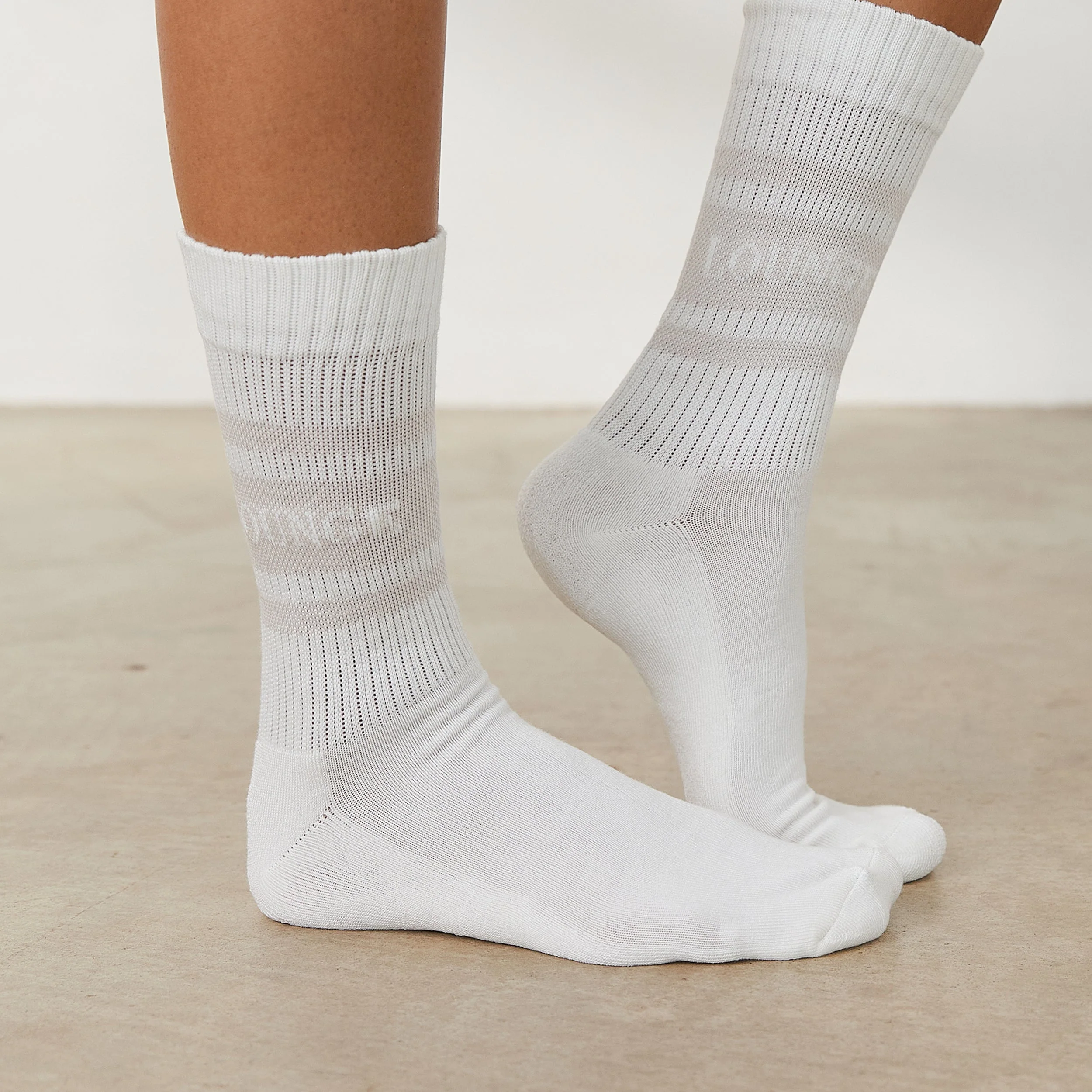 Essential Socks (2-Pack) - Cream - Image 3