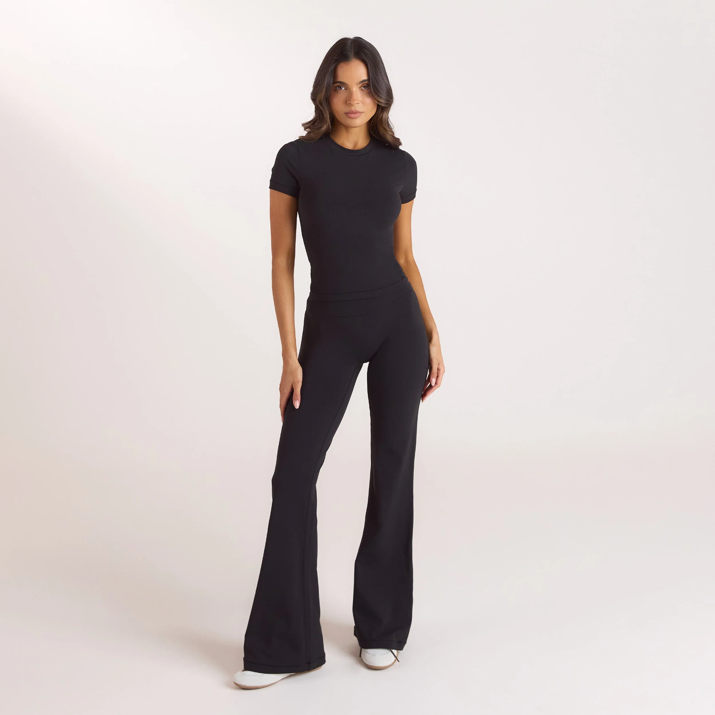 ContourSoft Flared Leggings - Black - Image 6