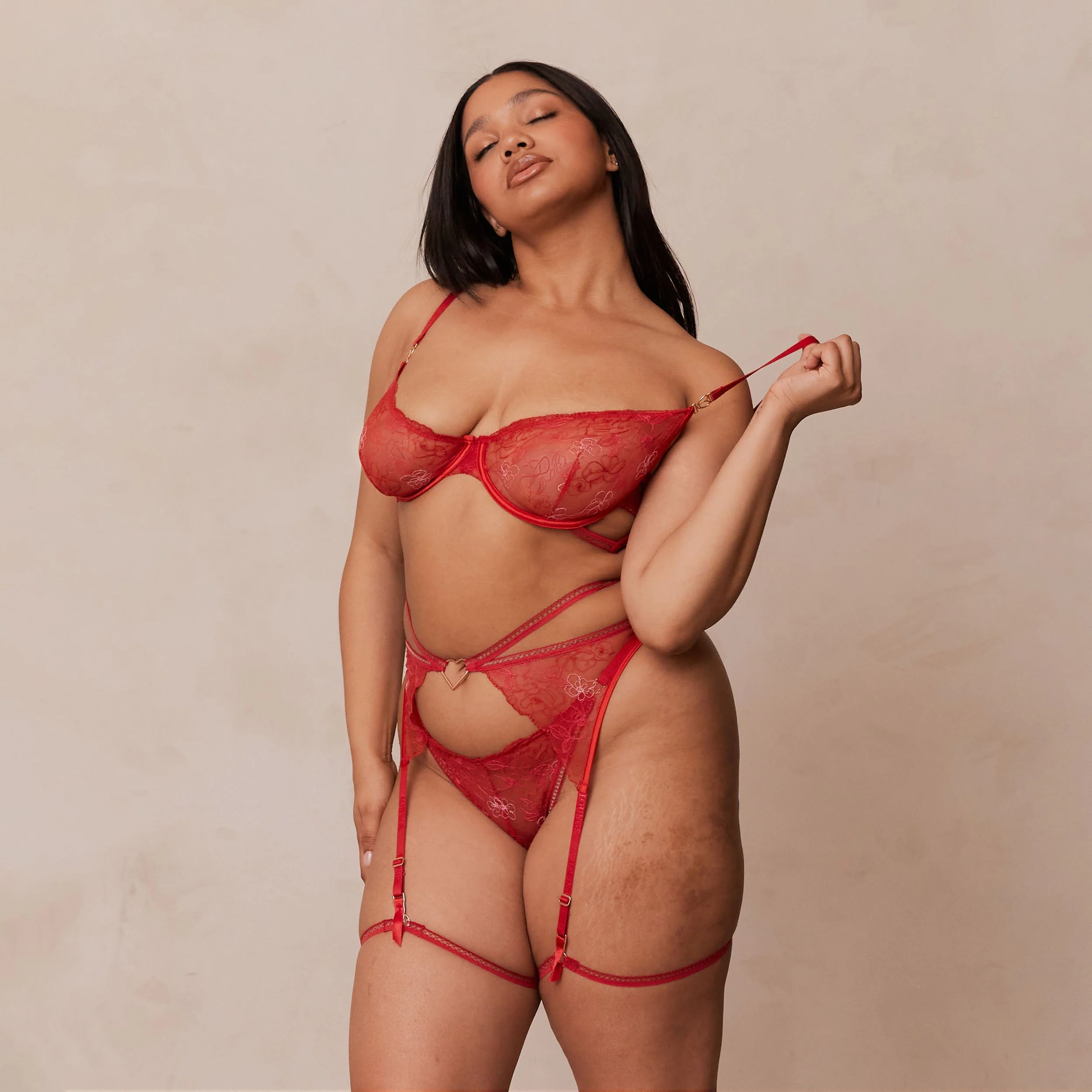 Gabriella Intimates Bra - Maroon - Image 9