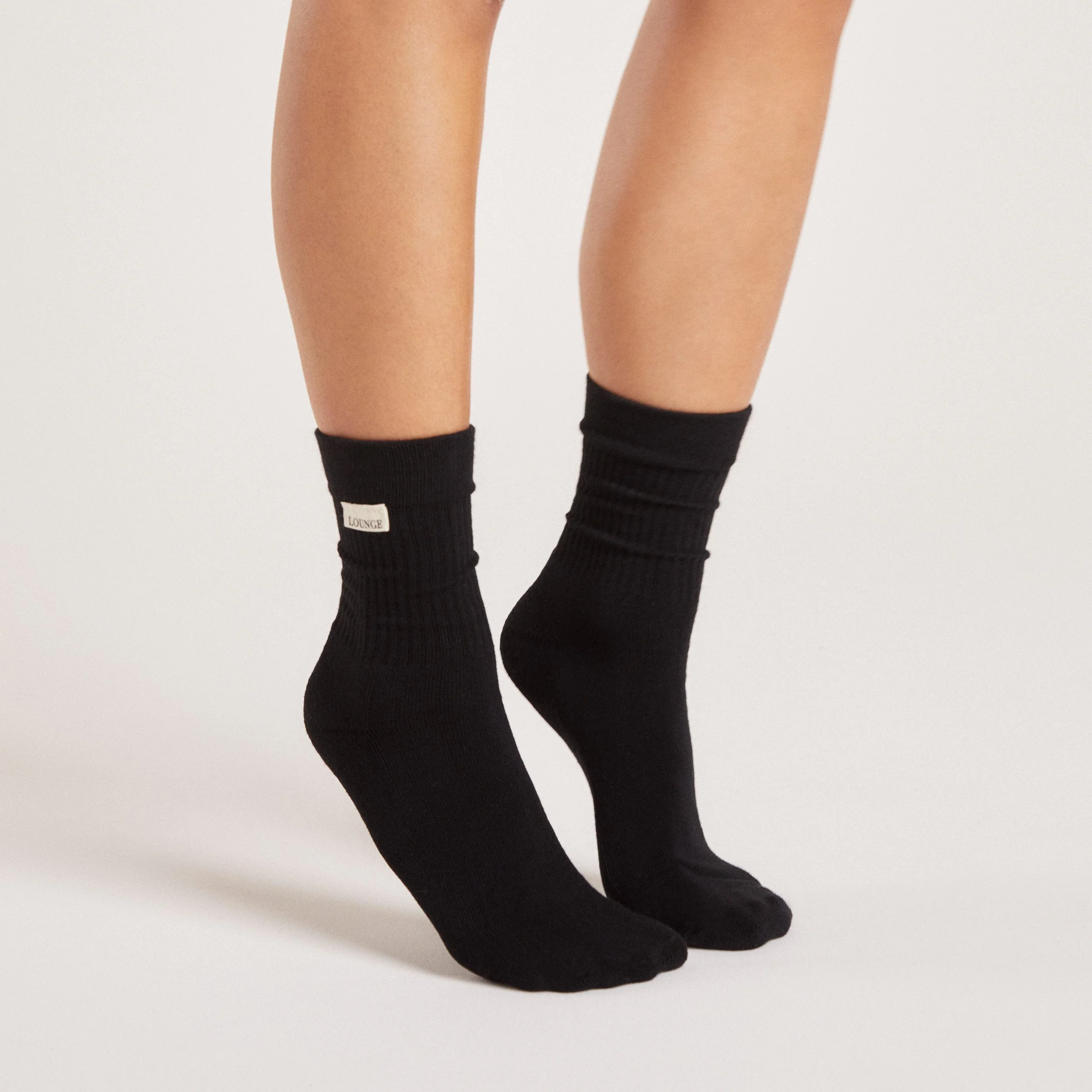 Logo Crew Socks (2-Pack) - Black - Image 4