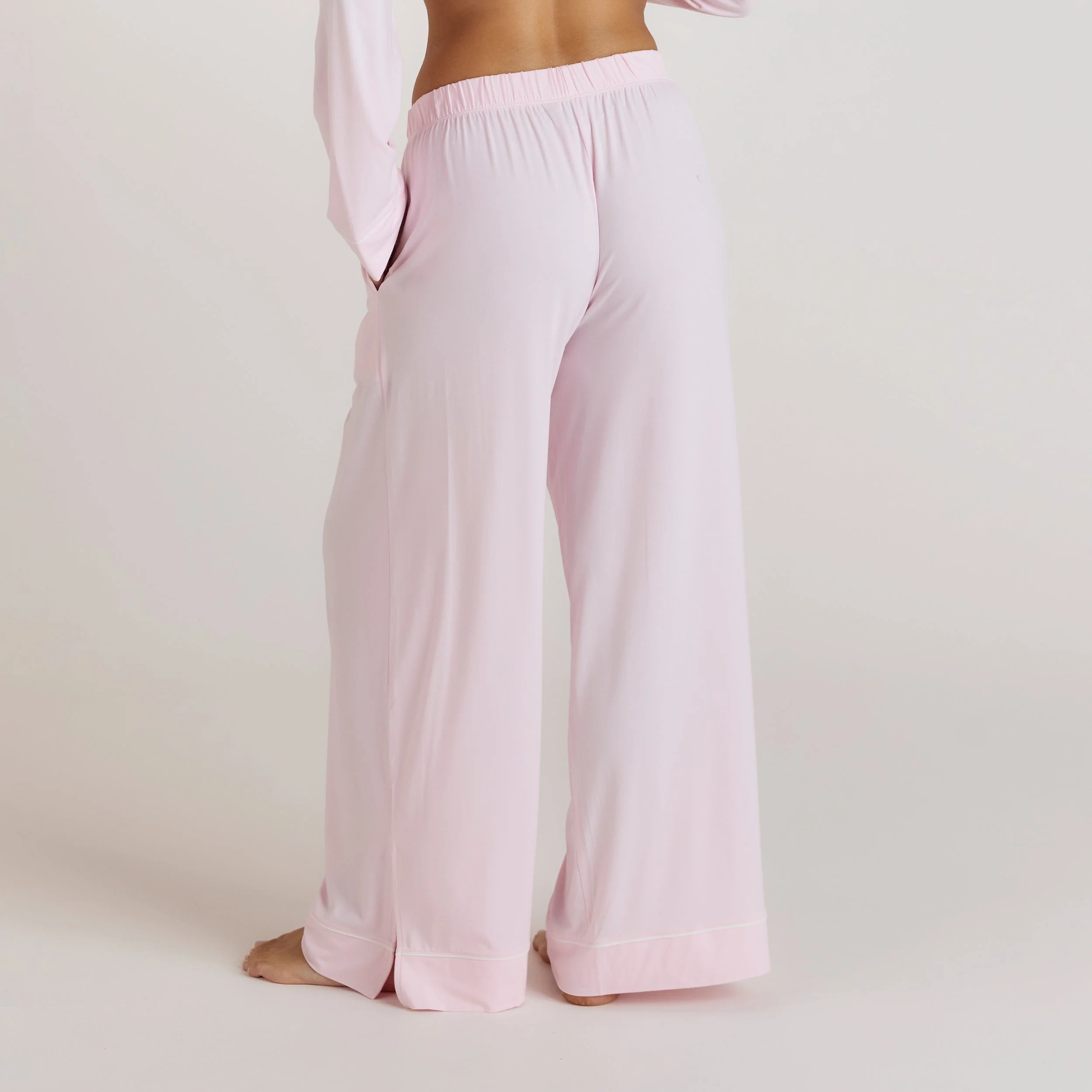 Modal Pyjama Bottoms - Pink - Image 4