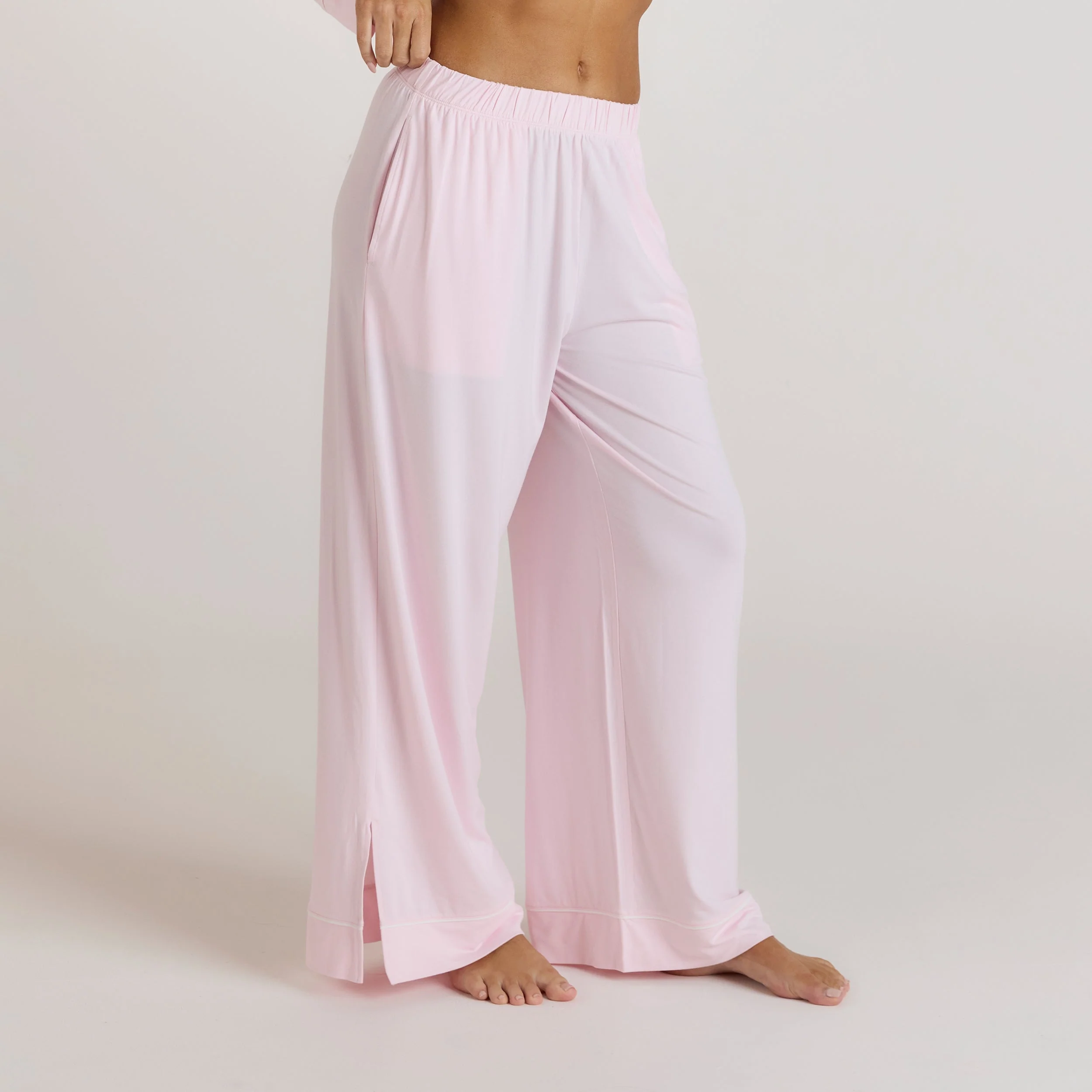 Modal Pyjama Bottoms - Pink - Image 6