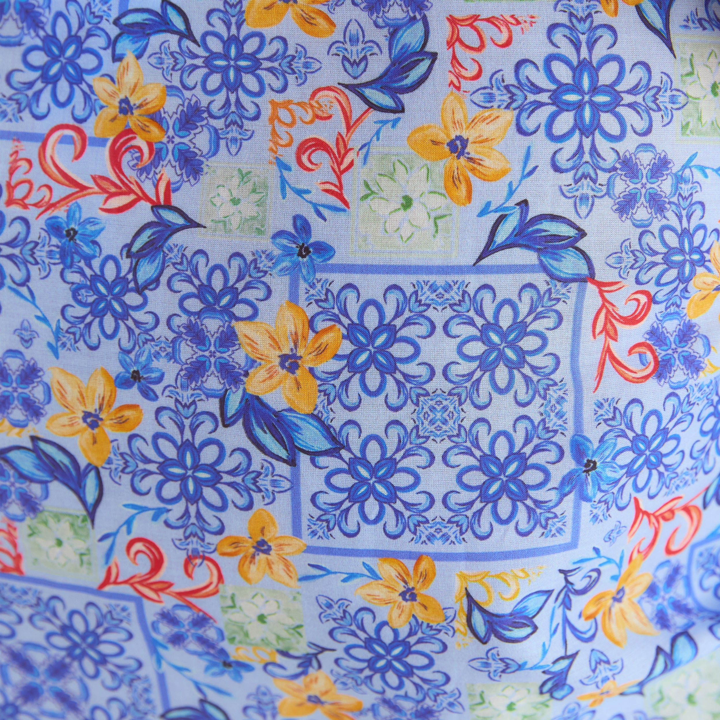 Mosaic Sarong - Blue Print - Image 6
