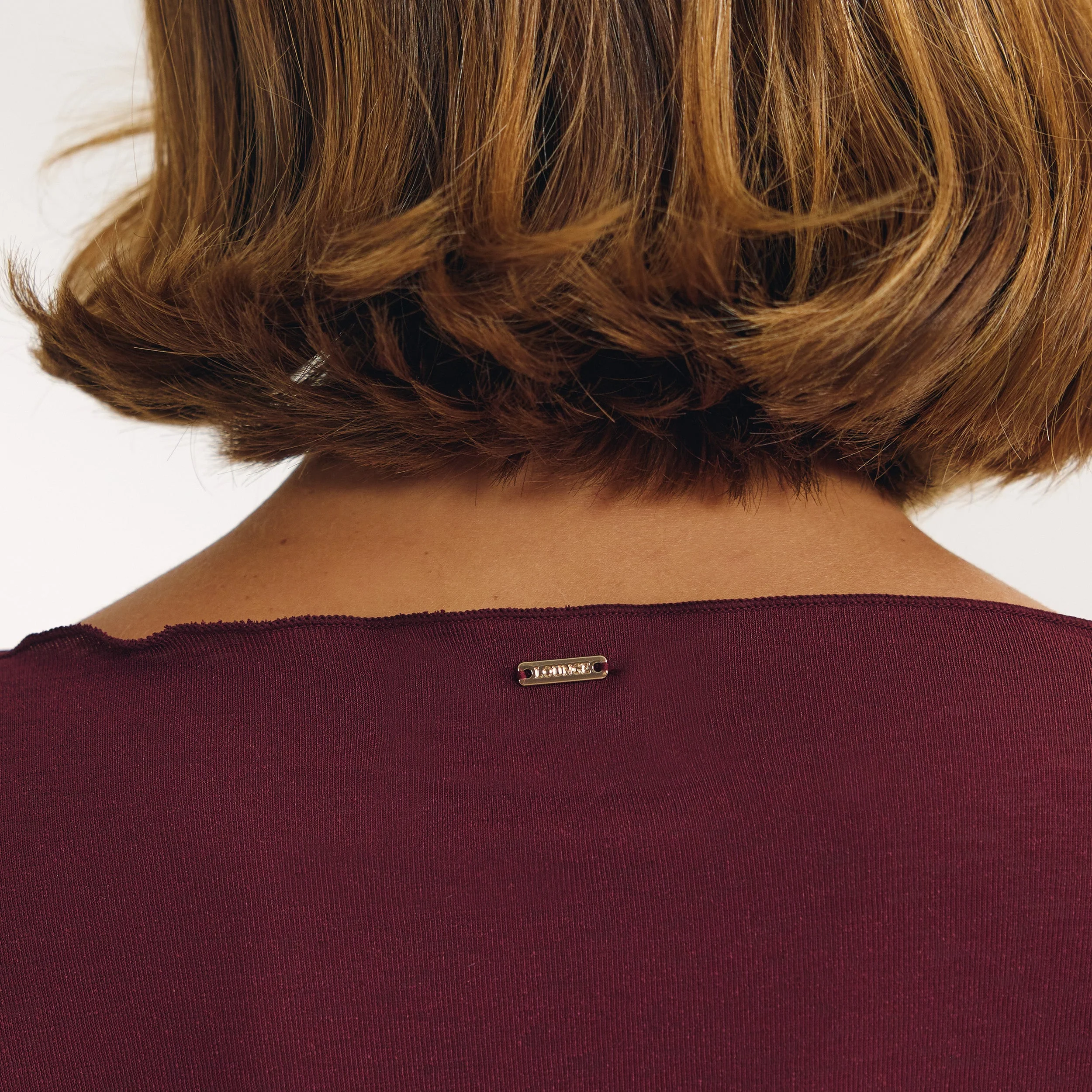 Slash Neck Top - Cherry Lacquer - Image 6