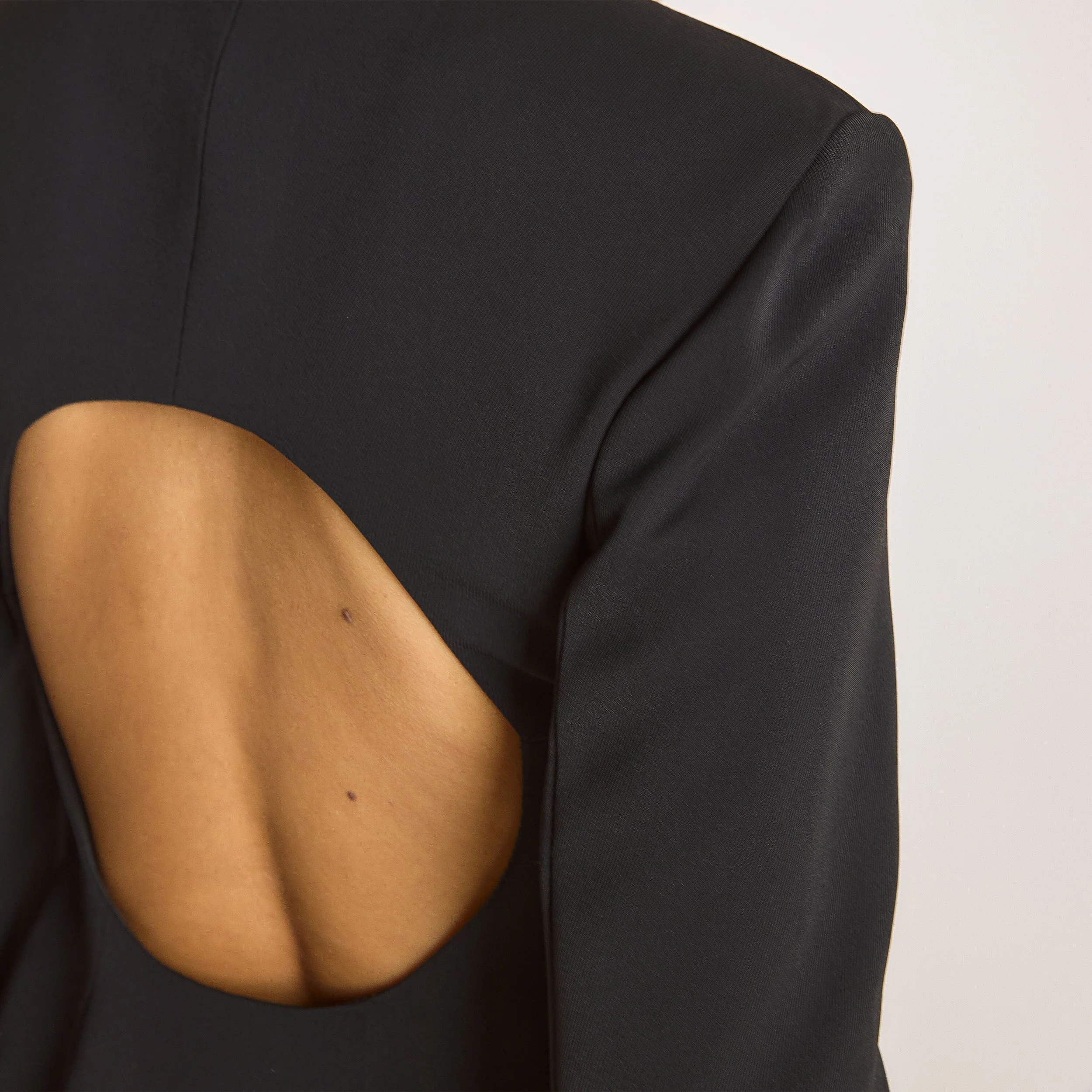 Structured Dress - Black - Image 3