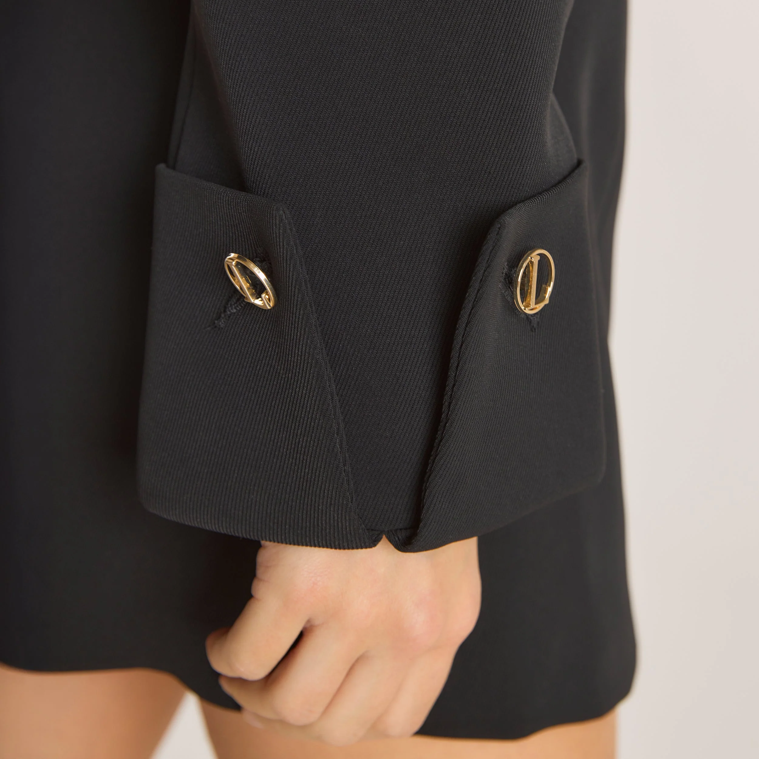 Structured Dress - Black - Image 6
