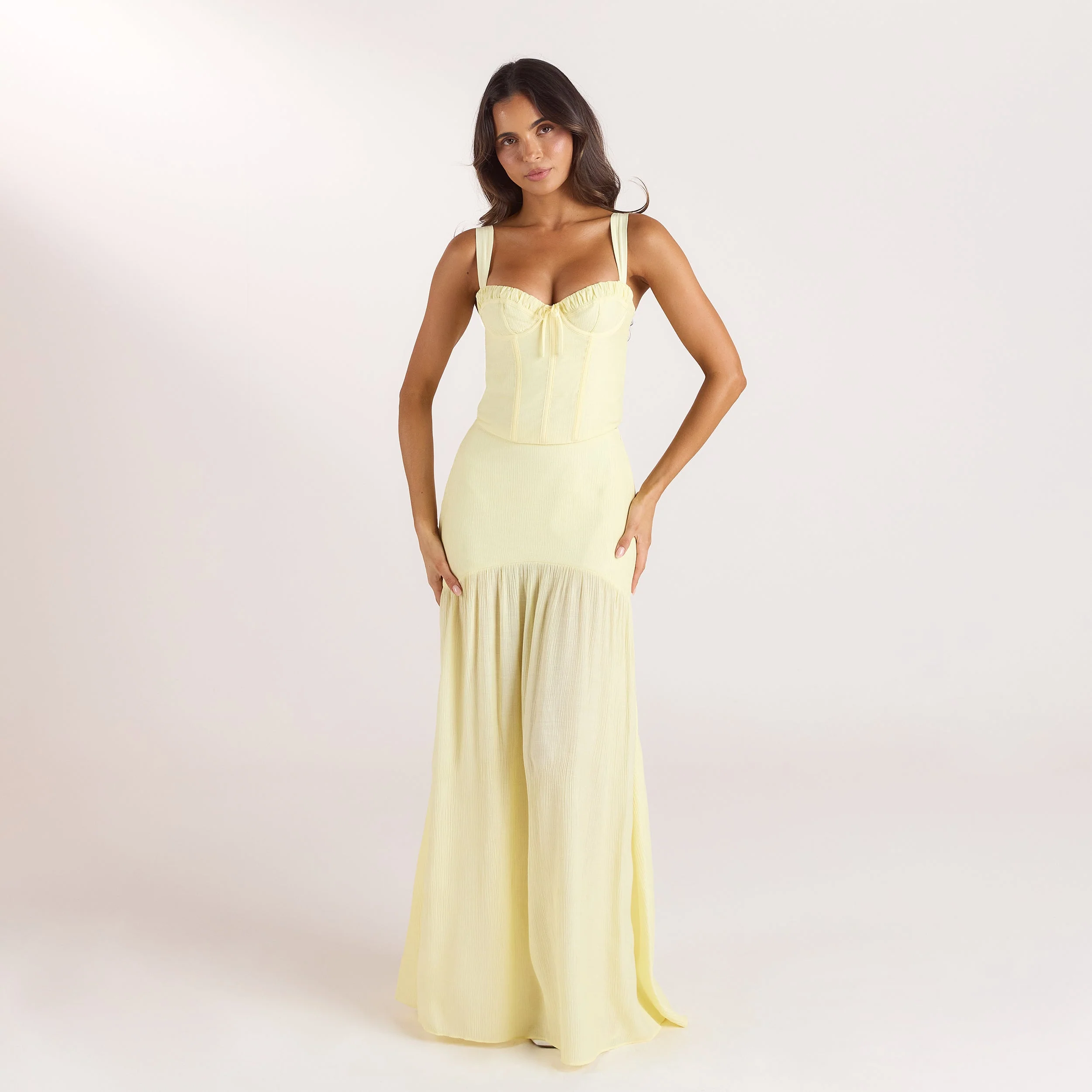 Wired Corset Top - Lemon - Image 4